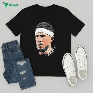Devin Booker Nba Real Big Face Player T-Shirt