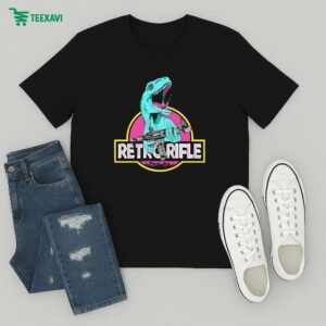 Dinosaur Retro Rifle T-Shirt