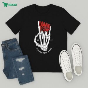Download Festival Donington Park 2022 Line Up Skeleton Hands T-Shirt