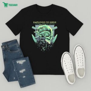 Employed To Serve Eternal Forward Motion Skull T-Shirt