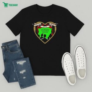 Fall Out Boy Customizable Image Placed Here In Green Area Album Cover Heart T-Shirt