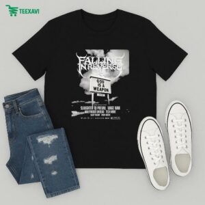 Falling In Reverse God Is A Weapon Tour 2025 Us And Canada Dates T-Shirt