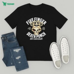 Five Finger Death Punch 20th Anniversary 2005-2025 Knucklehead T-Shirt