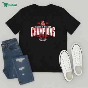 Florida Atlantic Owls Back 2 Back 2025 Aac Softball Regular Season Champions T-Shirt