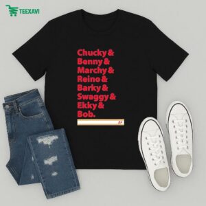 Florida Panthers Chucky & Benny & Marchy & Reino & Barky & Swaggy & Ekky & Bob Names T-Shirt