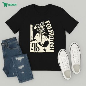 Folk Bitch Trio Flower Hood T-Shirt