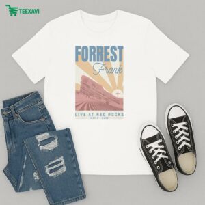 Forrest Frank Live At Red Rocks May 5 Tour 2025 T-Shirt