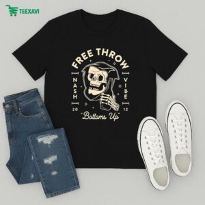 Free Throw Bottoms Up Nashville 2012 Skull T-Shirt
