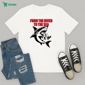 From The River To The Sea Shark Krime T-Shirt