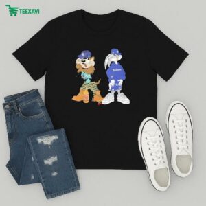 Fuck Your Lyfe Taz Tasmanian Devil And Bugz New York Yankees Los Angeles Dodgers T-Shirt