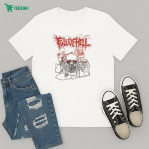 Full Of Hell Skull T-Shirt