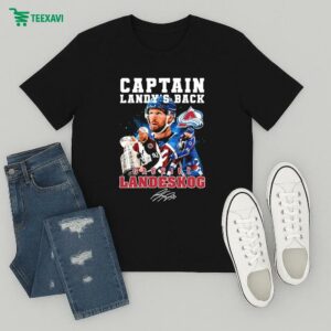 Gabriel Landeskog Captain Landy’s Back Colorado Avalanche T-Shirt