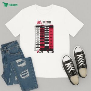 Garbage Music Show At Cruel World Fest On May 17 2025 In Brookside At The Rose Bowl Set Times T-Shirt