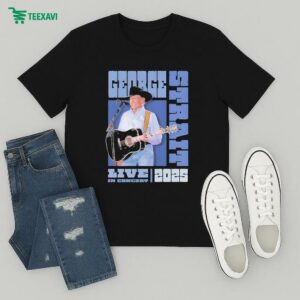 George Strait Live In Concert 2025 Photo Tour Dates T-Shirt