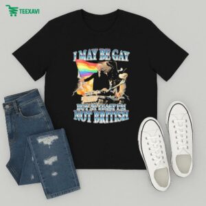 George Washington I May Be Gay But At Least I’m Not British Lgbt Flag Eagle T-Shirt