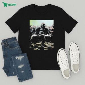 Gorilla Fight Almost Friday T-Shirt
