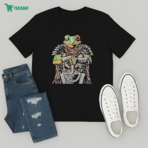 Green Swordsman Threat Llama T-Shirt