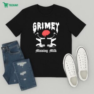 Grimey Missing Milk Brain T-Shirt