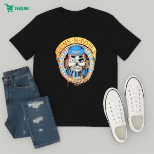 Guns N’ Roses Civil War Skull Circle T-Shirt