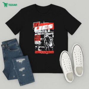 Guns N’ Roses Lies Nice Boys Don’t Play Rock N Roll Down In The City No One Cried T-Shirt