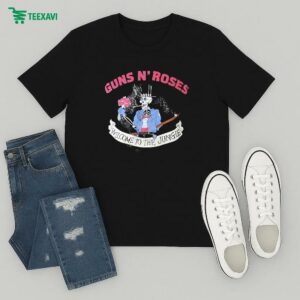 Guns N’ Roses Welcome To The Jungle Skeleton T-Shirt