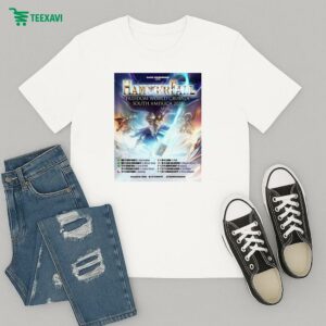 Hammerfall Freedom World Crusade South America Tour Dates 2025 T-Shirt
