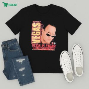 Hellstar X Wwe Wrestlemania 41 2025 The Rock Stays In Las Vegas The People’s Champ T-Shirt