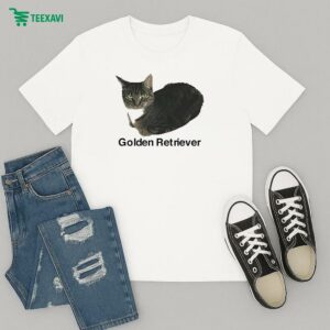 Henry Johnson Golden Retriever Cat T-Shirt