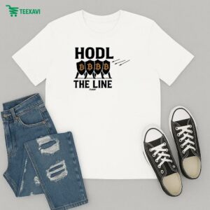 Hodl The Line Bitcoin Warrior T-Shirt