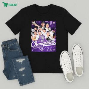Holy Cross Crusaders Baseball Are The 2025 Patriot League Champions T-Shirt