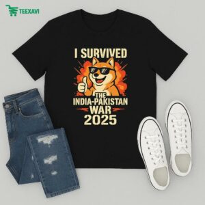 I Survived The India-pakistan War 2025 Dog T-Shirt