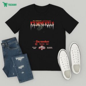 Ice Nine Kills Hell Of A Summer Tour 2025 X Silver Scream Con 4 In Worcester Ma At Dcu Center On September 13 T-Shirt