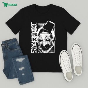 Ice Nine Kills Terrifier The Silver Scream Tour 2025 Art The Clown Dates T-Shirt