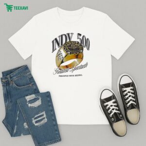 Indianapolis Motor Speedway Indy 500 Greatest Spectacle Ring T-Shirt