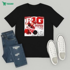 Jake Hanley Named To The 2025 Big Freshman Of The Year T-Shirt