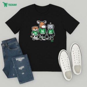 Jake Oettinger, Mikko Rantanen And Jason Robertson Otter, Moose And Robo Guys Dallas Stars T-Shirt
