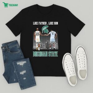 Jase Richardson Michigan State Spartans Like Father Like Son T-Shirt