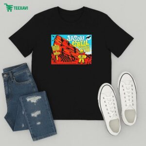 Jason Isbell And The 400 Unit Gig For Show In Morrison Colorado At Red Rocks Amphitheatre On May 3 2025 T-Shirt