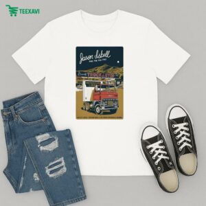 Jason Isbell And The 400 Unit Truck E Car Stop Southern Lines Outlaw Field At The Idaho Botanical Garden Boise, Id May 17 2025 Tour T-Shirt
