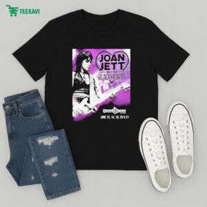 Joan Jett And The Blackhearts Music Show At House Of Blues In Las Vegas On June 2025 Performing Five Nights Residency T-Shirt
