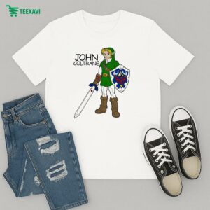 John Coltrane Link The Legend Of Zelda Brian Robert Jones T-Shirt