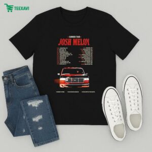 Josh Meloy 2025 Summer Tour North America Cities Dates T-Shirt
