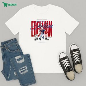 Julian Edelman 2025 New England Patriots Hall Of Fame Inductee Wide Receiver 3x Super Bowl Champion Mvp NFL Trophy T-Shirt