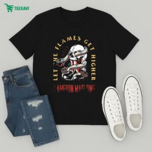 Kameron Marlowe Let The Flames Get Higher Snake Skull T-Shirt