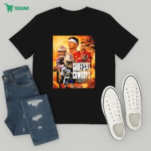 Kansas City Chiefs Will Duel Dallas Cowboys For A Thanksgiving Showdown 2025 Nfl T-Shirt
