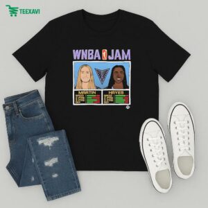 Kate Martin And Tiffany Hayes Wnba Jam Golden State Valkyries T-Shirt