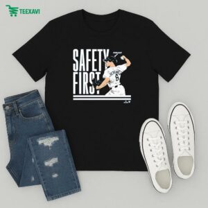 Kike Hernandez Safety First Pitching Helmet T-Shirt