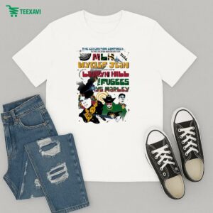 Lauryn Hill The Celebration Continues Mlh Wyclef Jean X The Fugees X Yg Tour 2024 T-Shirt