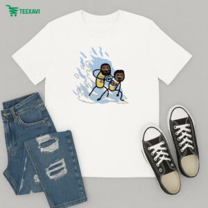 Lebron James Los Angeles Lakers Father And Son Kamehameha T-Shirt