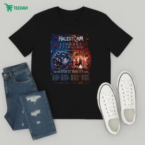 Lindsey Stirling And Halestorm The Neverest Duality Tour 2025 T-Shirt